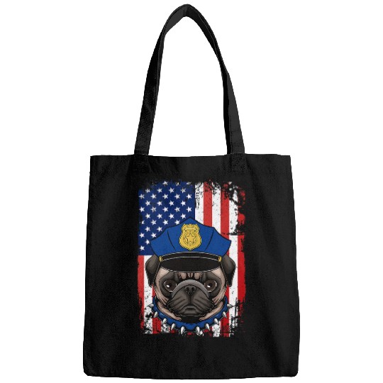 Police Pug Back The Blue Law Enforcement Appreciation Gift Bags