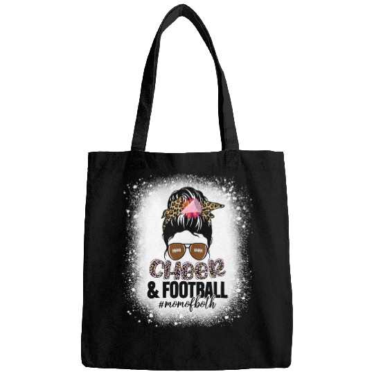 Sport American Football Cheer Football Cheerleading Mom Of Both Bags