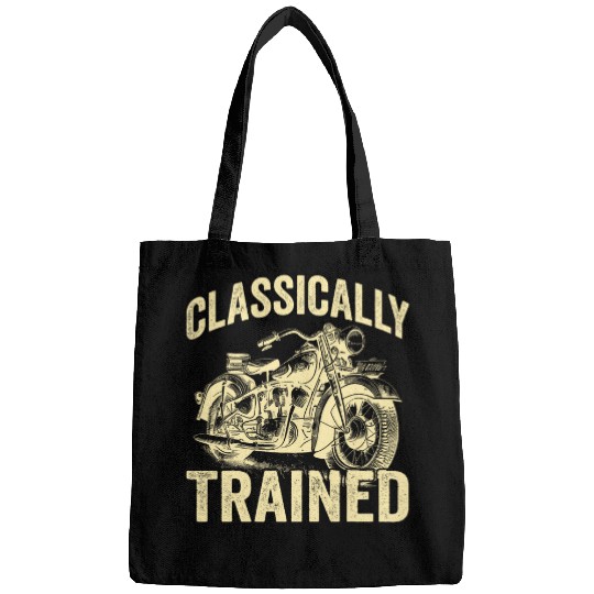 80s Classic Motorcycle For Old Racer Classically Trained Bags