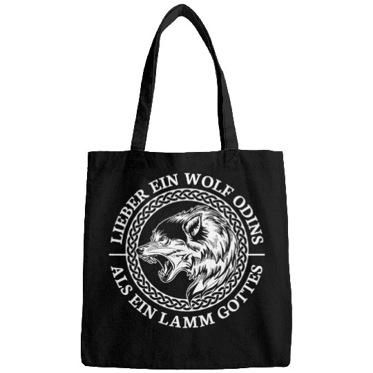 Coyote Mammal Dear a wolfs Odins As A Lamb of God Viking Bags