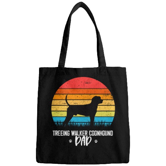 Coonhound Pet Treeing Walker Coonhound Dad Daddy Fur Parent Bags