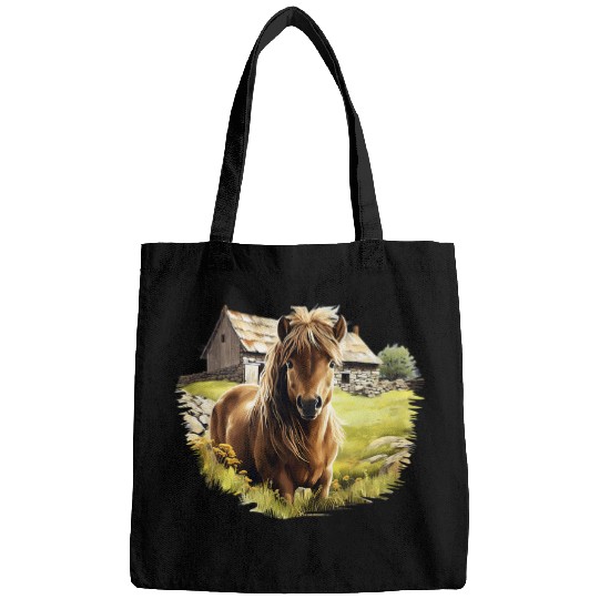 Pony Iceland Horse Shetland Pony Shetty 3 Bags