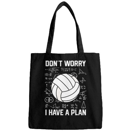 Sport Volleyball Dont Worry I Have A Plan School Spiker Volleyball Coach Bags