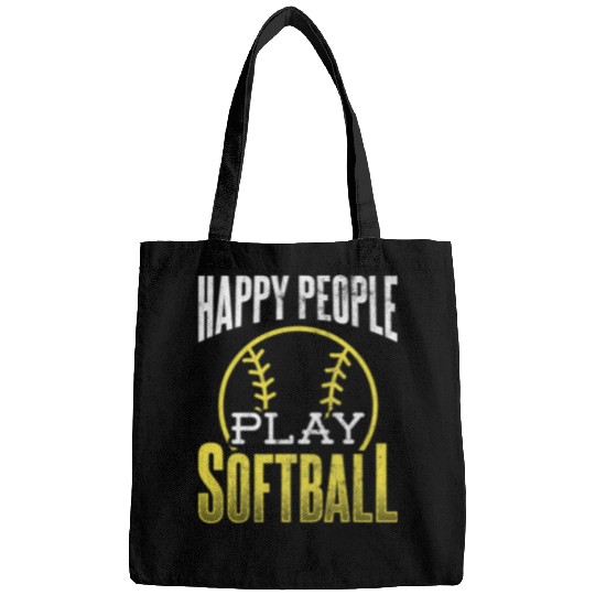 Sport Softball Happy People Play Softball Softball Player Softball Team Bags