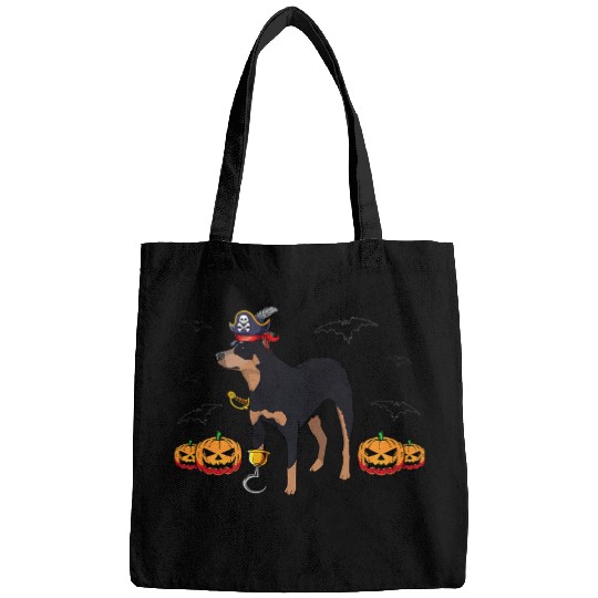Australian Cattle Pet Cute Australian Cattle Dog Red Blue Heeler Pirate Halloween Bags