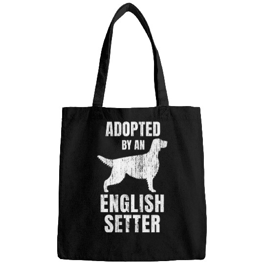 English Setter Pet English Setter Funny Dog Lover Tee Bags