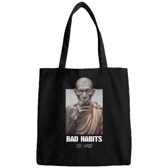 Bad Habits Die Hard Monk Tattoos Bags