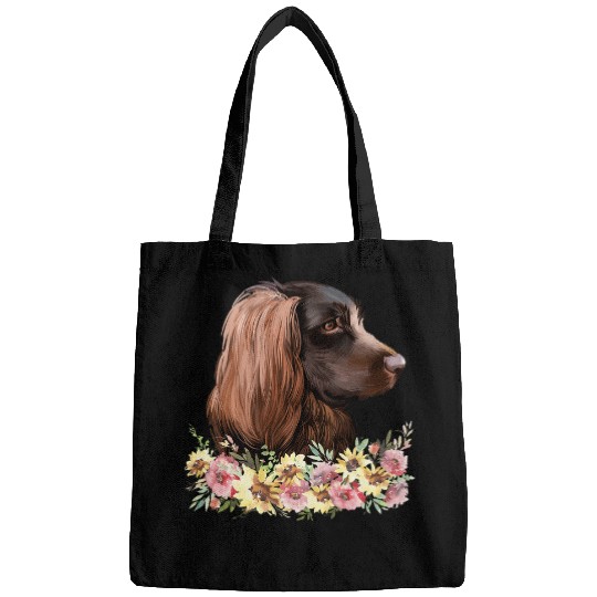 Boykin Spaniel Pet Floral Bags