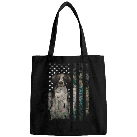 German Shorthaired Pet Camo American Flag German Shorthaired Pointer 4th Of July 2 Bags