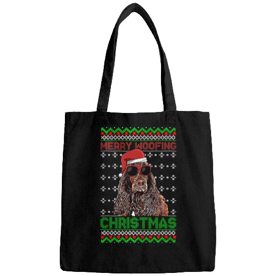 Boykin Spaniel Pet Funny Merry Woofing Christmas Bags