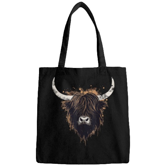 Highland Cow Cattle Hairy Animal Print Breeders Farm Farmer 28 Bags