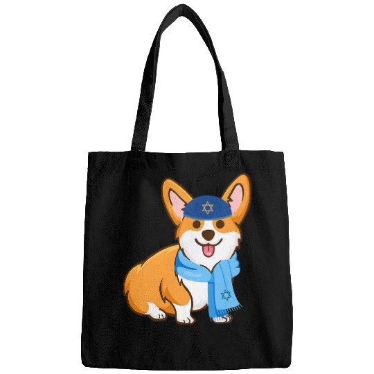 Corgi Pet Hanukkah Funny Welsh Corgi Jewish 45 Bags