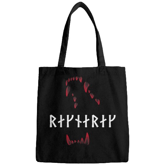 Coyote Mammal Fenrir wolfs Nordic Viking Ragnarok Pagan Runes Bags