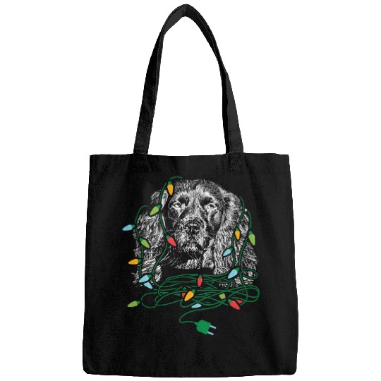 Boykin Spaniel Pet Christmas Lights Boykin Spaniel Bags