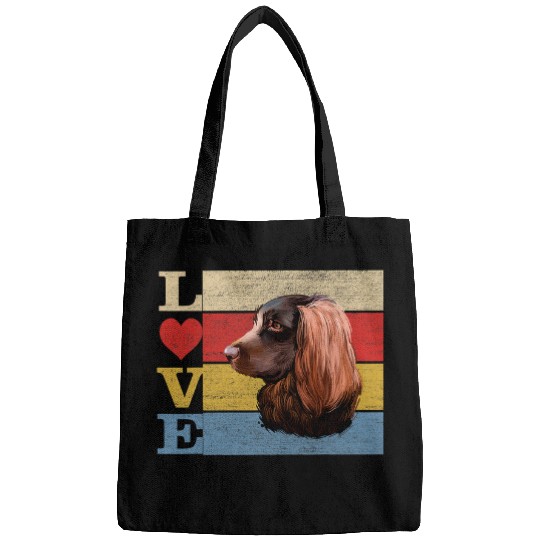 Boykin Spaniel Pet Dogs 365 Retro Love Boykin Spaniel Dog Vintage Bags