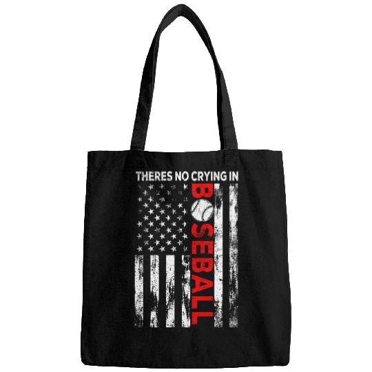 Sport Baseball Kids Boy There is no Crying in Baseball Youth Toddler Bags