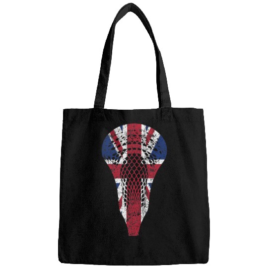 Sport Lacrosse Gift United Kingdom Lacrosse Vintage Union Jack Bags