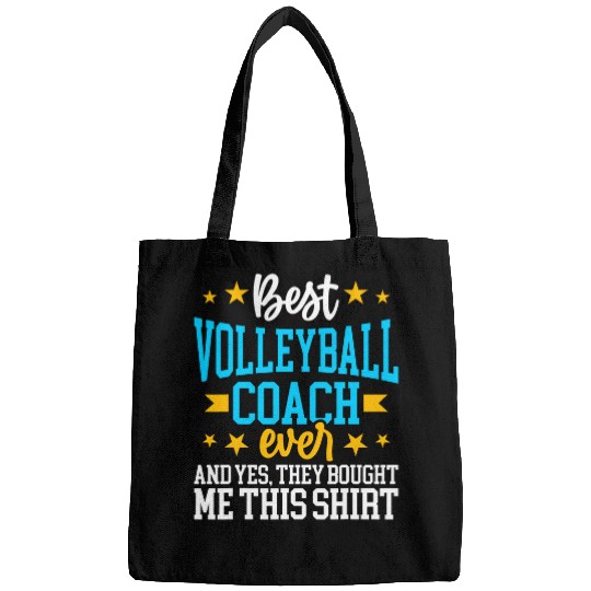 Sport Volleyball Funny Volleyball Fan Graphic Women and Men Volleyball Coach Bags