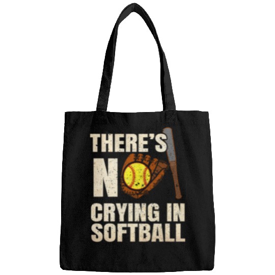 Sport Softball No Crying in Softball Team Softball Fan Girl Gift Bags