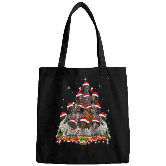 German Shorthaired Pet Christmas Tree Dog Santa Xmas Bags