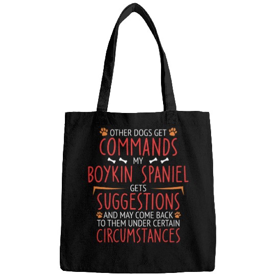 Boykin Spaniel Pet Commands Bags