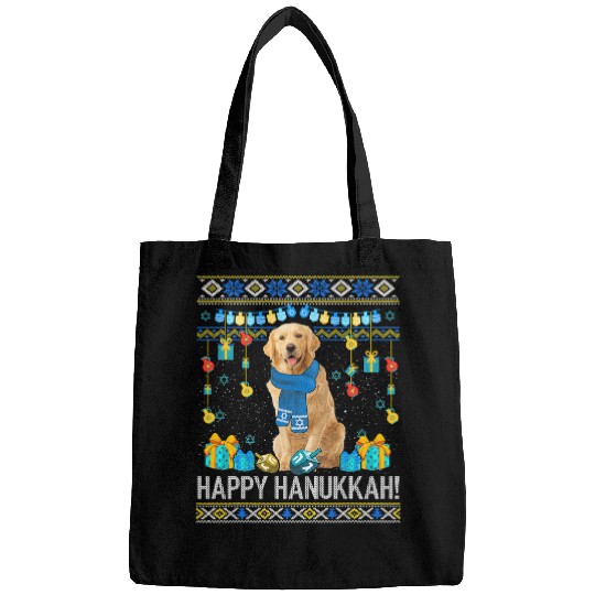 Golden Retriever Pet Menorah Hat Christmas Happy Hanukkah Jewish 246 Bags
