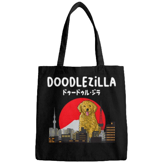 Goldendoodle Pet Doodlezilla Funny Dog Goldendoodle Labradoodle Bags