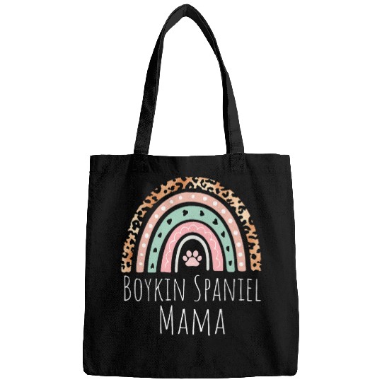 Boykin Spaniel Pet Mama Lover Rainbow Leopard Dog Mom Bags
