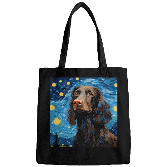 Boykin Spaniel Pet Starry Night For Dog Mom Dog Dad 4 Bags