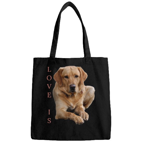 Golden Retriever Pet Mom Dad Love Puppy Pet Cute 444 Bags