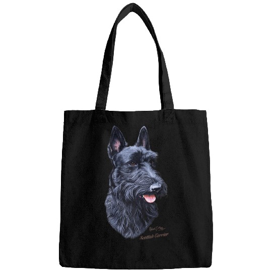 Scottish Terrier Pet I Love My Scottish Terrier Cute Dog Adopt Dont Shop Bags