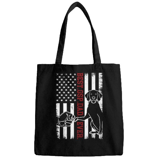 German Shorthaired Pet Dad Apparel GSP Dog Lovers for Men 3 Bags