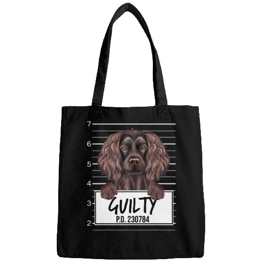 Boykin Spaniel Pet Funny Boykin Spaniel Mugshot Guilty Bags