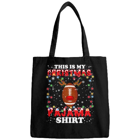 Sport American Football This Is My Christmas Pajama Football Christmas Light 363 Bags