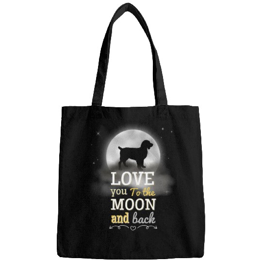 Boykin Spaniel Pet Love To The Moon Bags