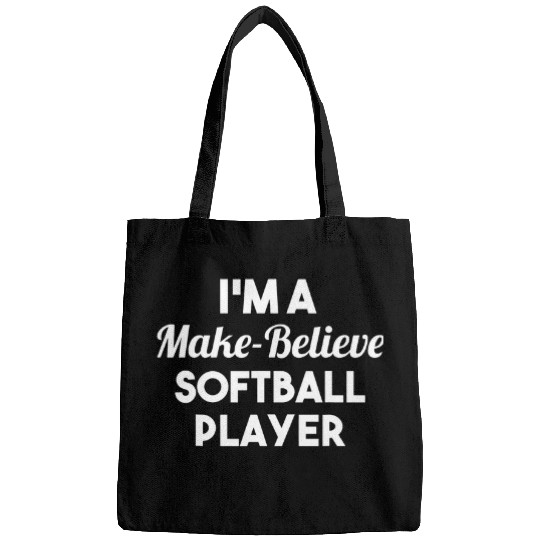 Discover Sport Softball Pretend Im a Softball Player Halloween Costume Lazy Funny Bags