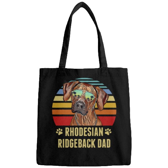 Rhodesian Ridgeback Pet Dog Dad Ever Beach Vibe Bags