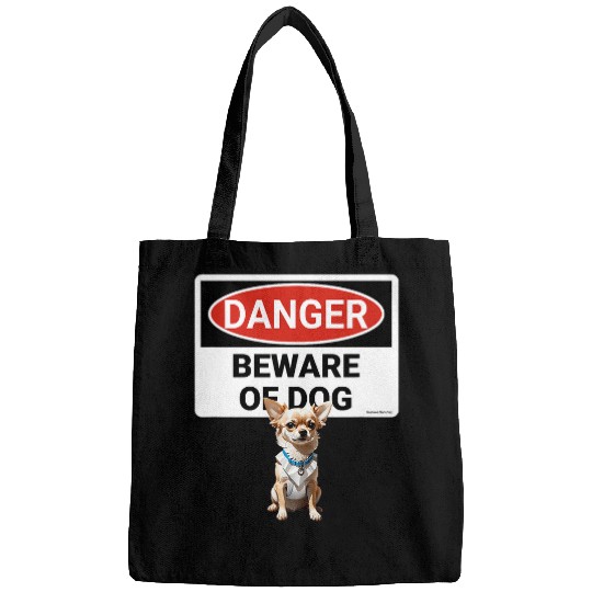 Chihuahua Pet Danger beware of dog Bags