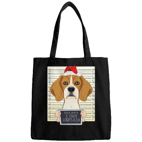Beagle Pet Dear Santa I Can Explain Funny Christmas Beagle 493 Bags