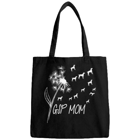 German Shorthaired Pet Womens German Shorthair Pointer Silhouette GSP Mom Bags