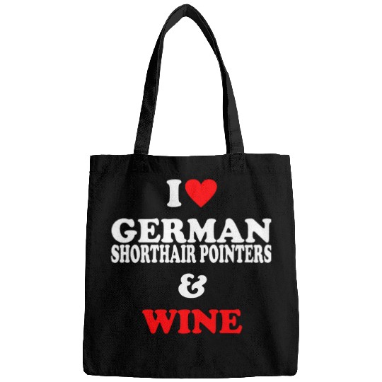 German Shorthaired Pet Womens German Shorthair Pointer Wines And GSP Lover Bags