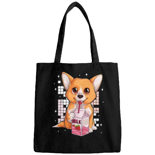 Corgi Pet japanese Kawaii Strawberry Milk Shake Corgi welsh Dog 5 Bags