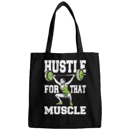 Womens Hustle for That Muscle Personal Trainer Fitness Gym Bags