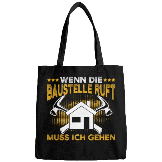 When the construction site calls I have to go bricklayer construction worker Bags