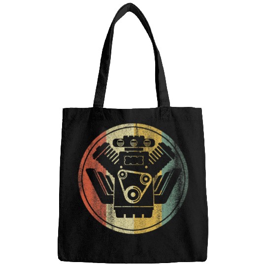 Engine Block Retro Auto Mechanic Diesel Truck Car Lover 23 Bags