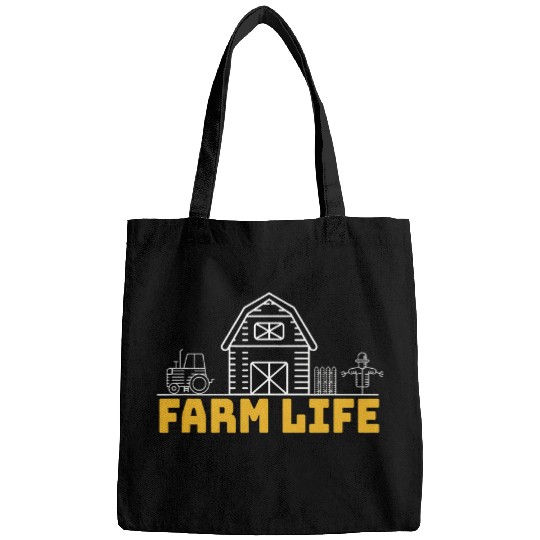 Farm Life Farming Agriculture Countryside Farmer Rural Bags