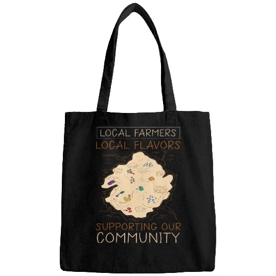 Local Farmers Local Flavors Supporting Our Community Bags