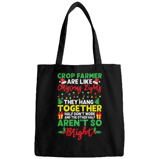 Christmas Light Crop Farmer xmass Holiday Bags