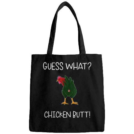 Mens Funny Guess What Chicken Butt Humorous Hen Jokes Farmer 21 Bags