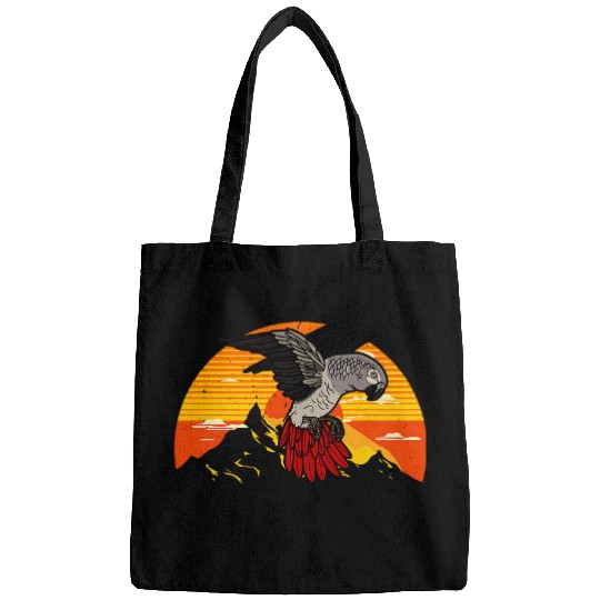 African Gray Parrots Biologist Ornithologist Birdwatching 2 Bags